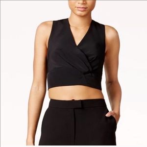 NWT Rachel Roy bright coral crop top